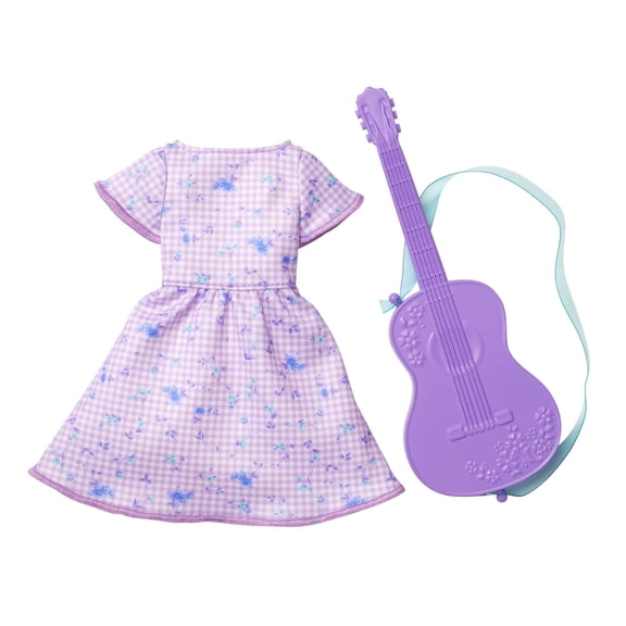 Barbie Musician Fashion Pack, Clothing Set for Dolls with Dress & Guitar Accessory