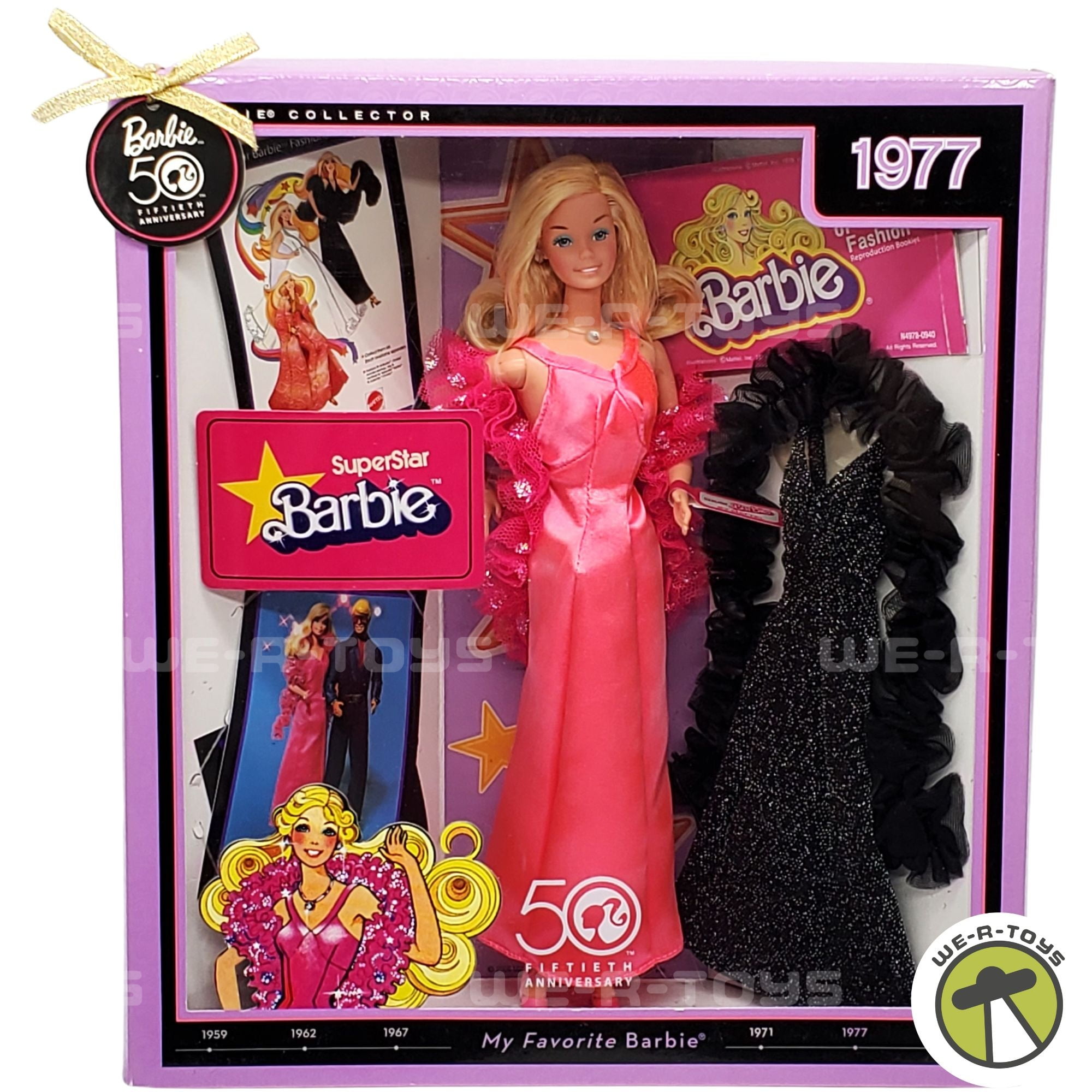 Barbie My Favorite Barbie 50th Anniversary 1977 Superstar Barbie Doll N4978