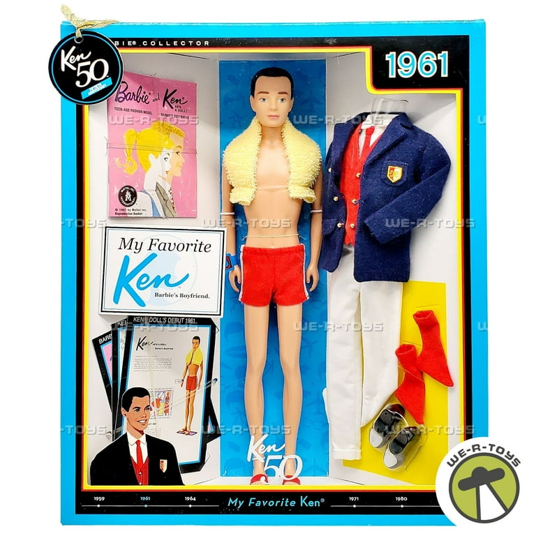 Barbie My Favorite Ken Vintage Reproduction of 1961 Doll 2010
