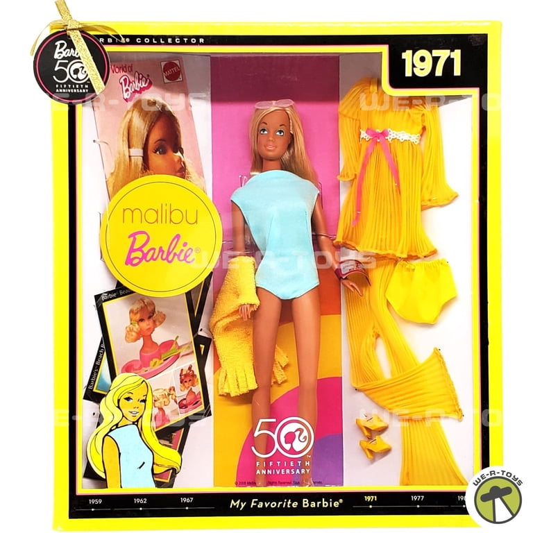 Barbie Collection: 50th Anniversary Malibu Doll - My Favorite Time 