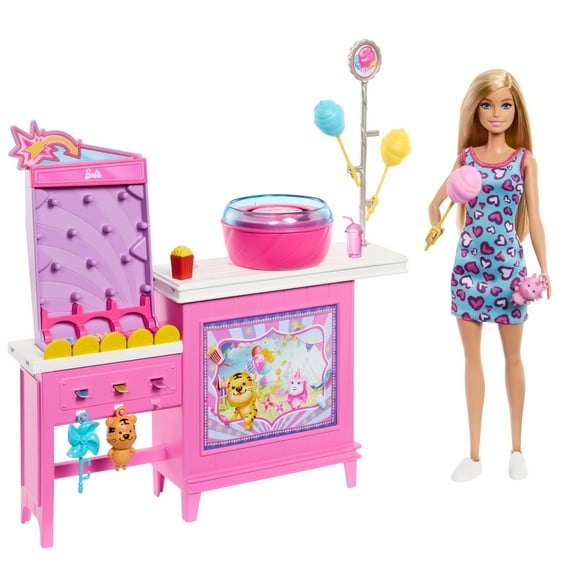 Barbie Mysteries: Beach Detectives Malibu Doll, Cotton Candy Game Playset & Accessories