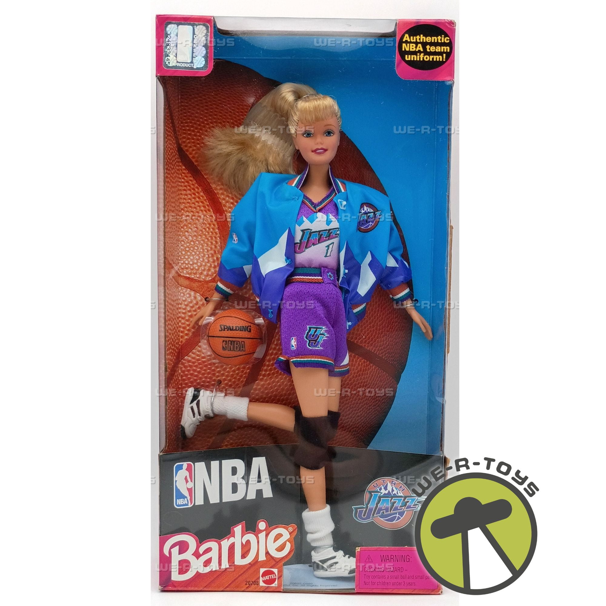 【限定】Barbie NBAコラボ新品未使用未開封 Barbie - Brandclub - Barbie NBA Utah Jazz Doll 1998 Mattel 20708