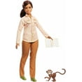 thumbnail image 1 of Barbie National Geographic Wildlife Conservationist Doll Playset, 3 Pieces Included, 1 of 7