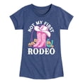 thumbnail image 1 of Barbie - Not My First Rodeo Barbie - Youth Girls Short Sleeve T-Shirt, 1 of 4