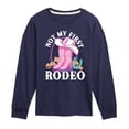 thumbnail image 1 of Barbie - Not My First Rodeo - Youth Boys Long Sleeve Graphic T-Shirt, 1 of 4