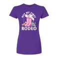 thumbnail image 1 of Barbie - Not My First Rodeo - Juniors Fitted Graphic T-Shirt, 1 of 3