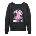 thumbnail image 1 of Barbie - Not My First Rodeo - Women's French Terry Long Sleeve Shirt, 1 of 4
