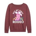 thumbnail image 1 of Barbie - Not My First Rodeo - Women's French Terry Long Sleeve Shirt, 1 of 4
