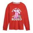 thumbnail image 1 of Barbie - Not My First Rodeo - Youth Boys Long Sleeve Graphic T-Shirt, 1 of 4