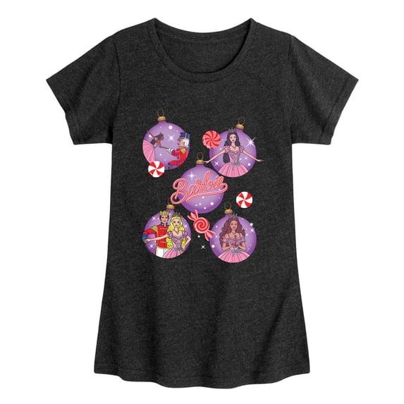 Barbie - Nutcracker Ornaments Fitted Short Sleeve Graphic T-Shirt