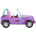 thumbnail image 1 of Barbie Off-Road Vehicle, Purple Toy Car with 2 Pink Seats and Rolling Wheels for Kids 3 years and up, 1 of 6