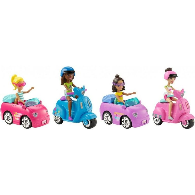 Barbie on the go car top
