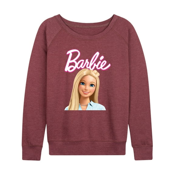 Barbie - Original Barbie Doll - Women's Lightweight French Terry Long Sleeve Shirt