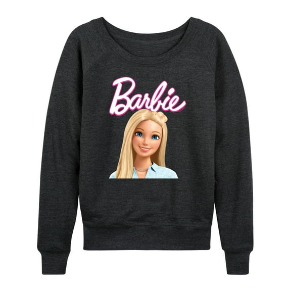 Barbie - Original Barbie Doll - Women's Lightweight French Terry Long Sleeve Shirt