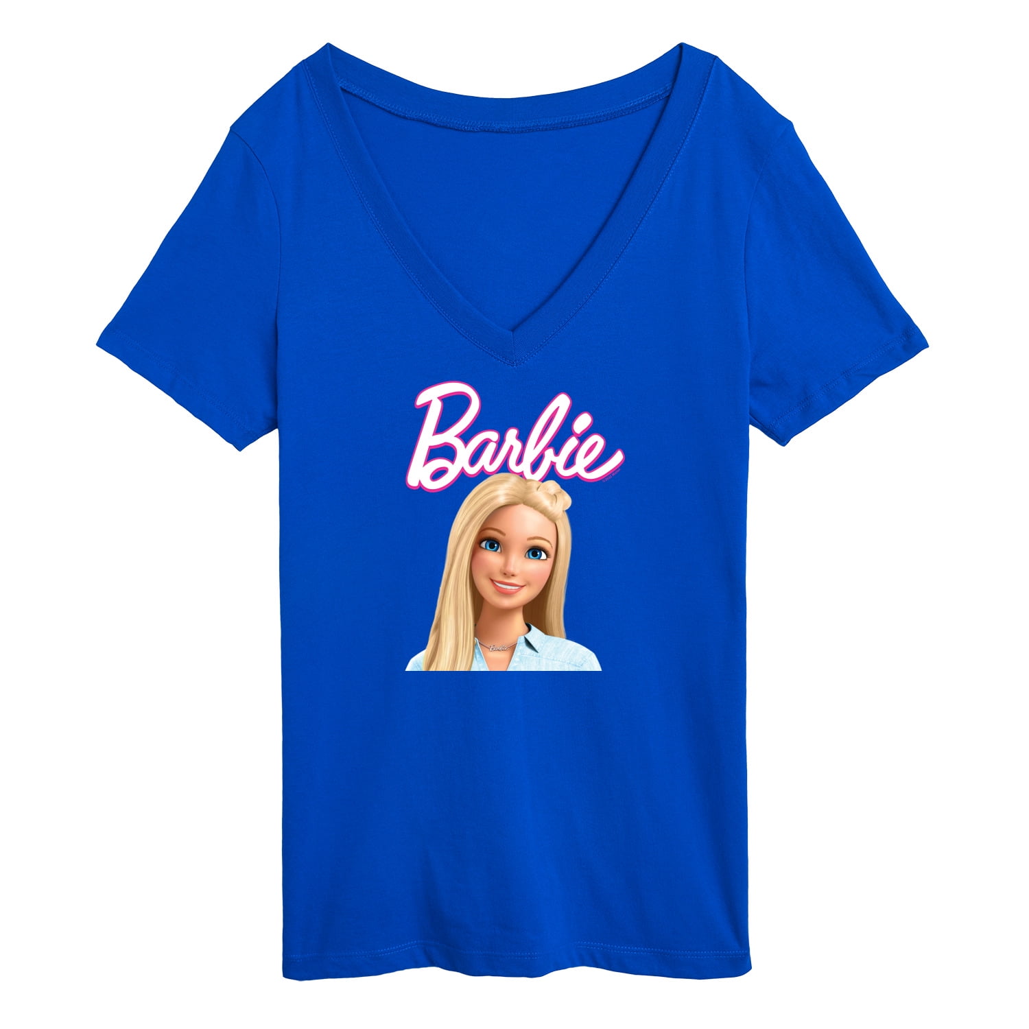  Barbie - BHM Logo V-Neck T-Shirt : Clothing, Shoes & Jewelry
