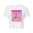 thumbnail image 1 of Barbie - Original Fashionista - Juniors Cropped Graphic T-Shirt, 1 of 4