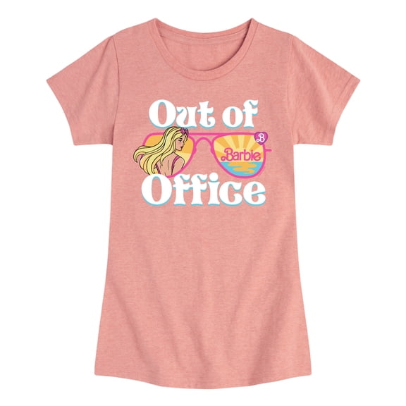 Barbie - Out of Office - Seeing Sunsets and Beaches - Toddler And Youth Girls Raglan Graphic T-Shirt