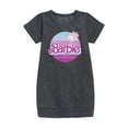 thumbnail image 1 of Barbie - Palm Trees - 90's Retro Style - Toddler And Youth Girls Fleece Dress, 1 of 1