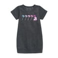 thumbnail image 1 of Barbie - Palm Trees - Dream Summer - Toddler And Youth Girls Fleece Dress, 1 of 1
