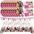 thumbnail image 1 of Barbie Party Decorations | Serves 16 Guests | Banner, Tablecover, Plates, Napkins, Sticker, 1 of 6
