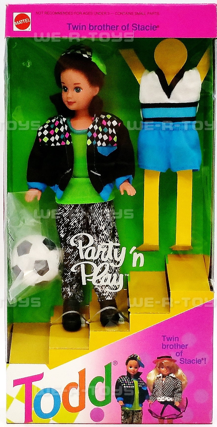 Barbie Party 'n Play Todd Doll Twin Brother of Stacie 1992 Barbie Party 'n Play Todd Doll Twin Brother of Stacie 1992