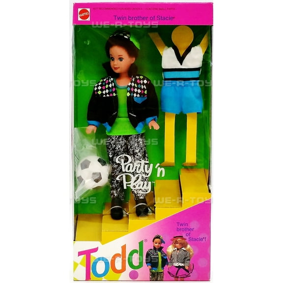 Barbie Party 'n Play Todd Doll Twin Brother of Stacie 1992 Mattel 7903