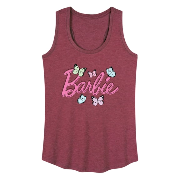 Barbie - Pastel Butterfly Colors - Women's Racerback Tank Top