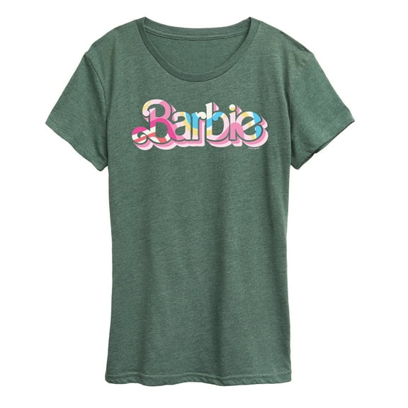 Barbie - Pastel Colored Logo - Women's Short Sleeve Graphic T-Shirt