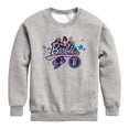 thumbnail image 1 of Barbie - Patches - Youth Boys Crew Fleece Sweatshirt, 1 of 4