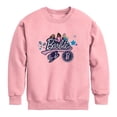 thumbnail image 1 of Barbie - Patches - Youth Boys Crew Fleece Sweatshirt, 1 of 3