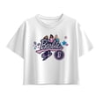 thumbnail image 1 of Barbie - Patches Short Sleeve Boxy Graphic T-Shirt, 1 of 4