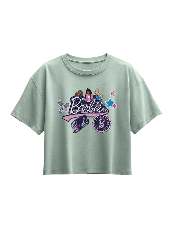- Patches Girls' Short Sleeve Boxy Graphic T-Shirt