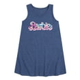 thumbnail image 1 of Barbie - Pattern Colorful - Toddler and Youth Girls A-line Dress, 1 of 4
