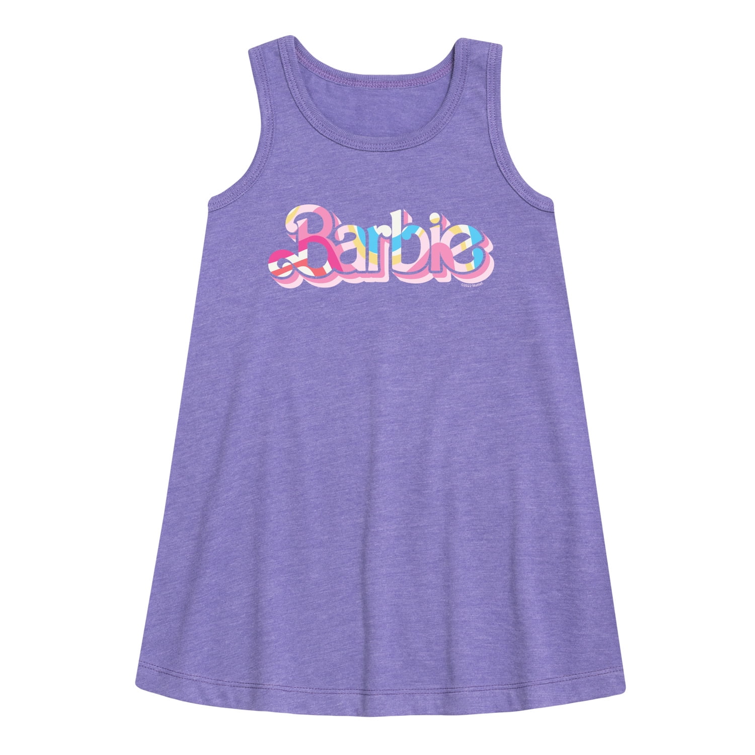Barbie - Pattern Colorful - Toddler and Youth Girls A-line Dress -  Walmart.com