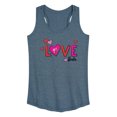 thumbnail image 1 of Barbie - Patterned Love - Women's Racerback Tank Top, 1 of 5