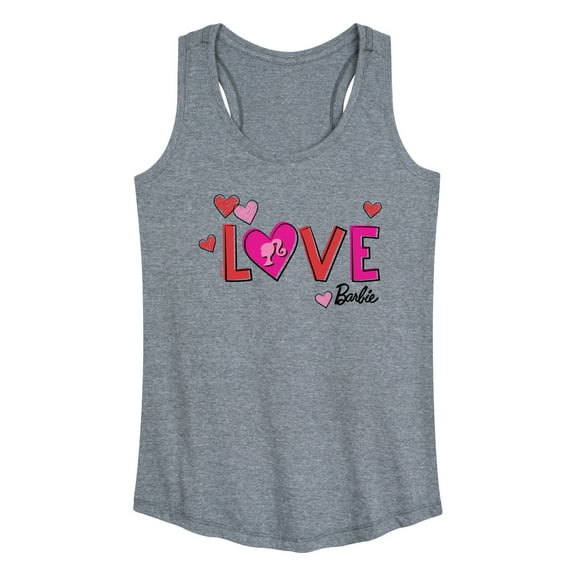 Barbie - Patterned Love - Women's Racerback Tank Top