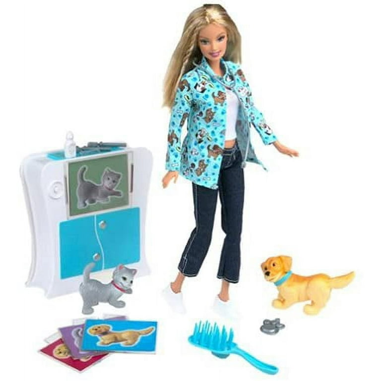 Amazon.com: Barbie Pet Doctor Doll Brunette : Toys & Games