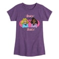 thumbnail image 1 of Barbie - Phone Call - Toddler And Youth Girls Fitted Short Sleeve Graphic T-Shirt, 1 of 4