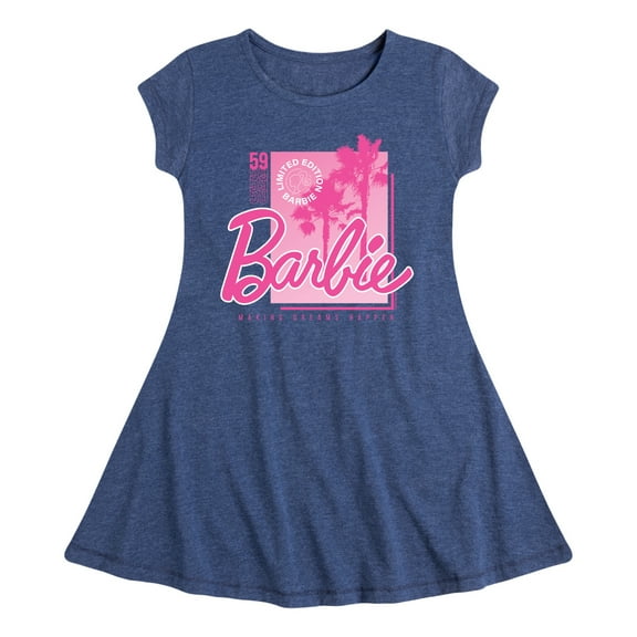 Barbie - Pink Core - Toddler And Youth Girls Fit And Flare Dress