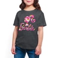 thumbnail image 1 of Barbie - Pink Daisy Pattern Logo - Toddler And Youth Short Sleeve Graphic T-Shirt, 1 of 4