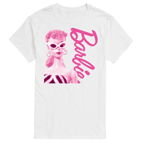 Barbie - Pink Doll Closeup - Men's Short Sleeve Graphic T-Shirt
