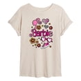 thumbnail image 1 of Barbie - Pink Icons - Juniors Oversized Graphic T-Shirt, 1 of 4