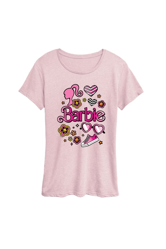 - Pink Icons - Women's Short Sleeve Graphic T-Shirt