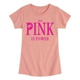 thumbnail image 1 of Barbie - Pink Is Power - Toddler & Youth Girls Short Sleeve Graphic T-Shirt, 1 of 5