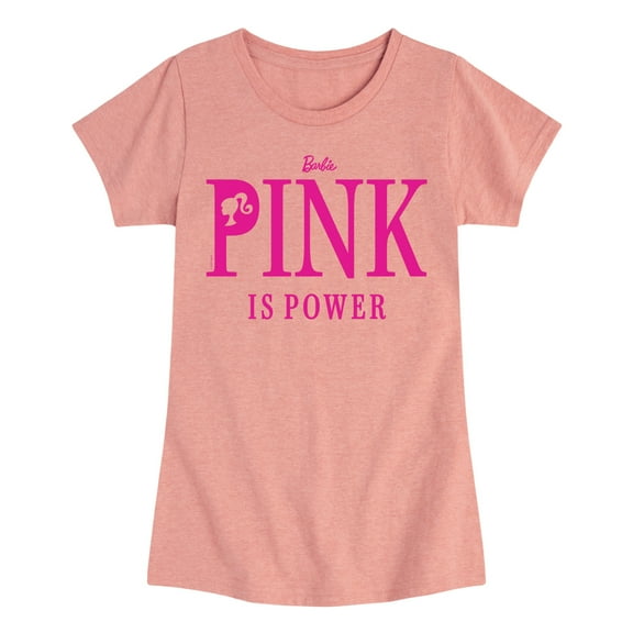 Barbie - Pink Is Power - Toddler & Youth Girls Short Sleeve Graphic T-Shirt