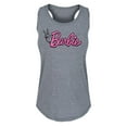 thumbnail image 1 of Barbie - Pink Leopard Print Logo - Women's Racerback Tank Top, 1 of 5