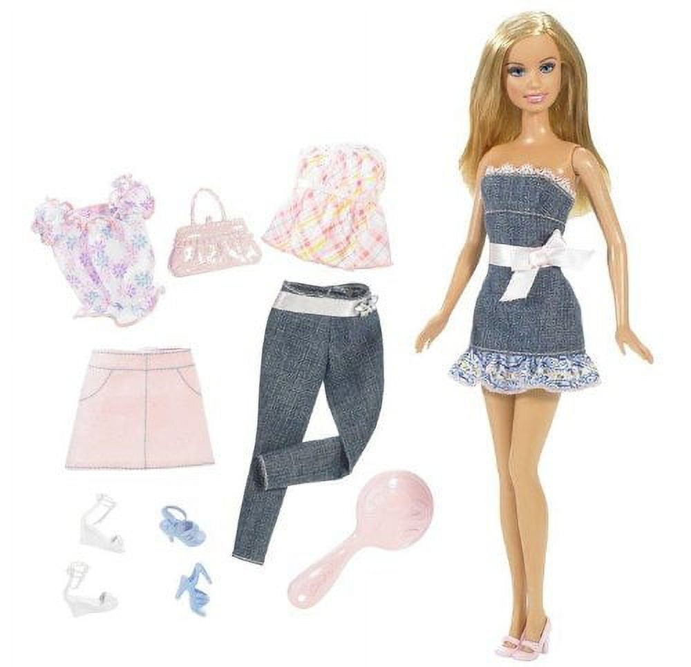 Barbie Pink Series Doll with 3 Fashions Gift Set 2008 Mattel P1709 NRFB