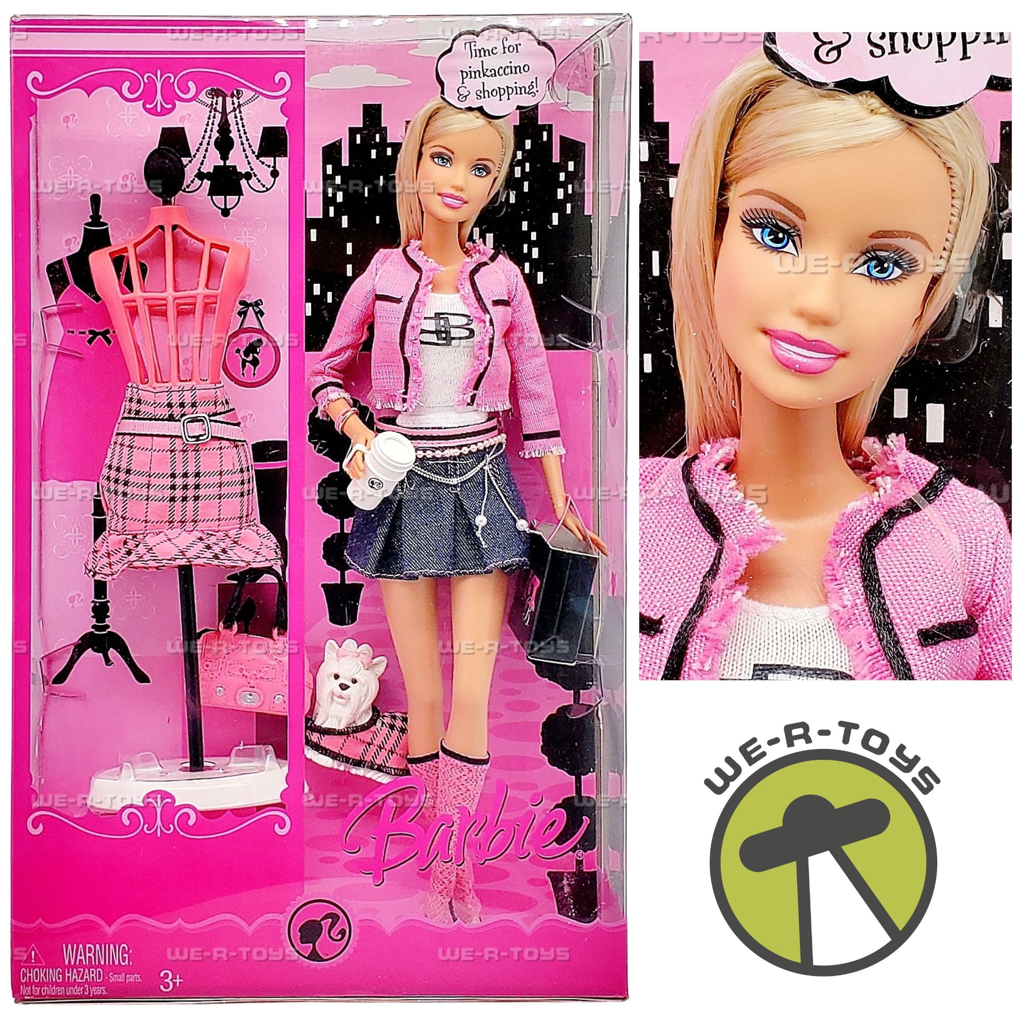 Barbie Pink Shopping Doll 2008 Mattel N5714 - Walmart.com