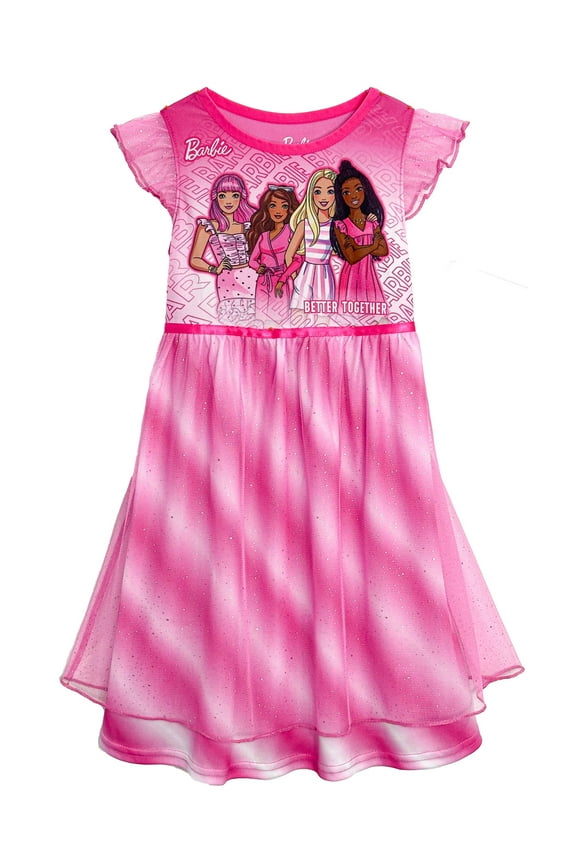 Pink Sparkle Better Together Dress Up Toddler Nightgown, Size: 3T
