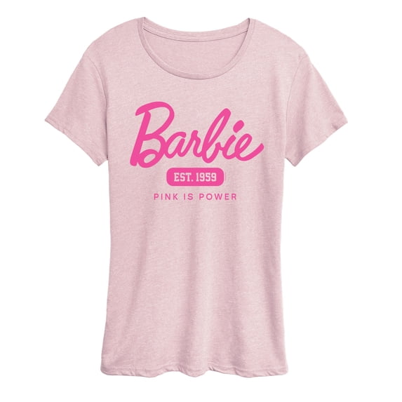 Barbie - Pink is Power - Women's Short Sleeve Graphic T-Shirt